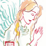 ２０２０年１１月４日の天使(朝）「横顔の天使の祈り」10/100