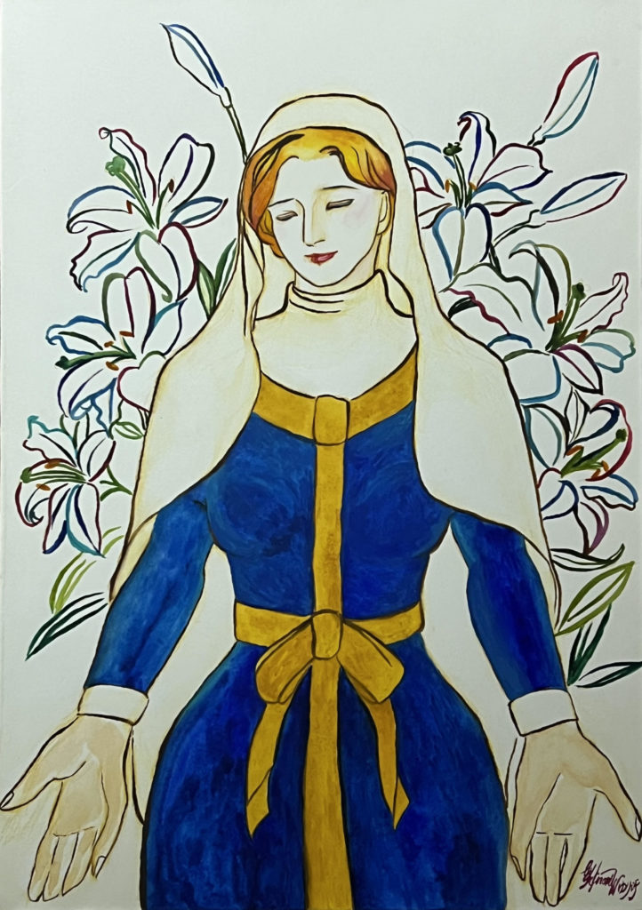 Mary, who thinks of mercy for the suffering and sorrow of this world